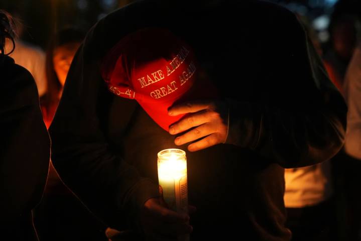 2 arrested at Charlie Kirk vigil in Boston, one with knife