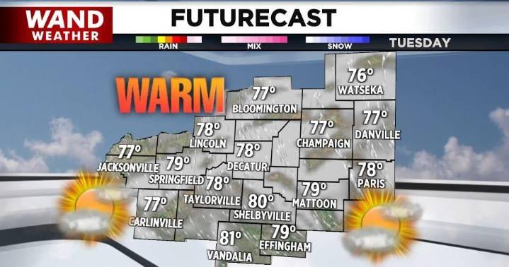 Warming trend underway across Central Illinois
