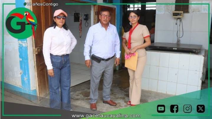 Mejoramiento del Matadero Municipal en Contamana alcanza mitad ejecución