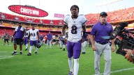 John Harbaugh: Lamar Jackson was not re-entering the game, his injury precluded it
