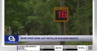 More speed signs installed in Shaker Heights