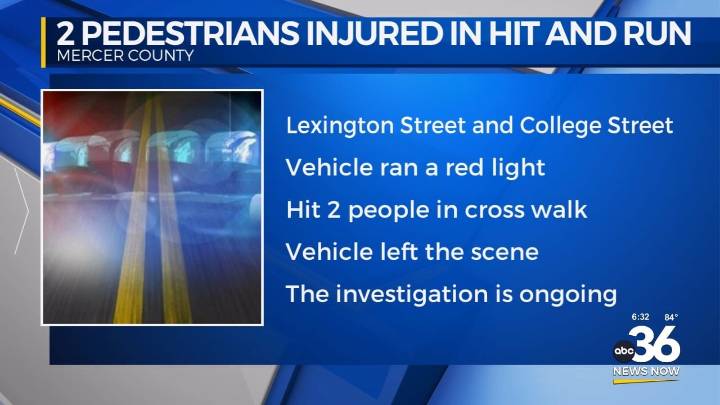 Hit-and-run in Harrodsburg injures two pedestrians at Lexington and College streets