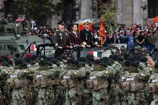 Concluye primer desfile militar encabezado por Claudia Sheinbaum