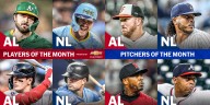 MLB monthly award winners for August 2025