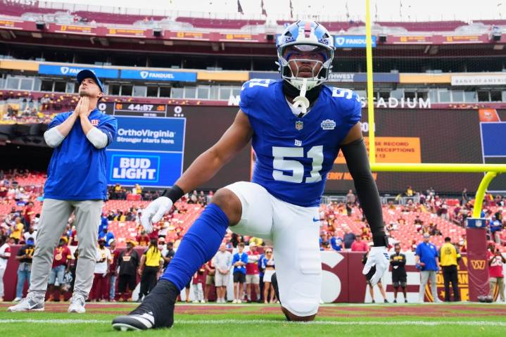 Giants' exciting rookie Abdul Carter only cares about the loss