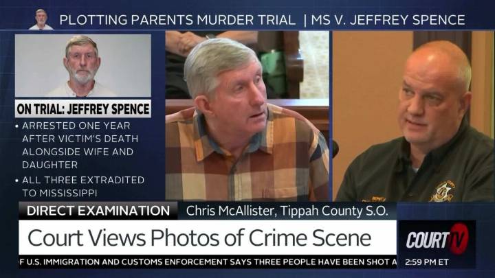 Plotting Parents Murder Trial: Court Views Photos of Crime Scene