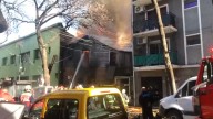 Feroz incendio en un conventillo de La Boca: murió un hombre en silla de ruedas