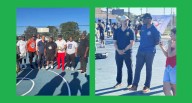 Legislador Scott Davis apoya la gira de baloncesto de verano en Mirschel Park