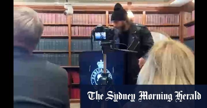 NSW Parliament: Neo-Nazi Joel Davis speaks at event sponsored by MP