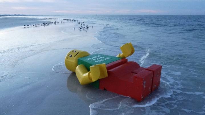 The Day the Giant Lego Man Came to Sarasota. And other strange events