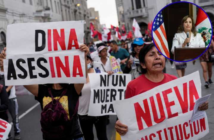 Dina Boluarte desde EE.UU.: “Las muertes no serán mi culpa”