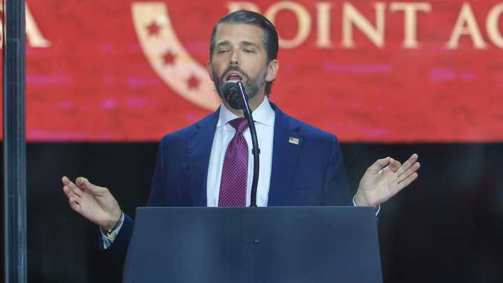 Don Jr.'s Unexpected Speech At Charlie Kirk's Memorial Has People Divided