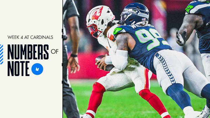 12 Numbers Of Note From The Seahawks' Week 4 Win In Arizona
