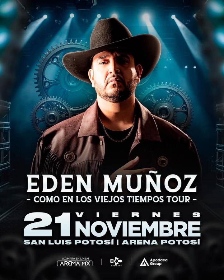 Edén Muñoz llega a la Arena Potosí con su tour “Como en los Viejos Tiempos”