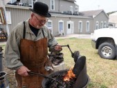 Blacksmith demonstrations draw crowd at PumpkinFest