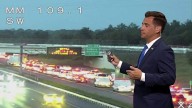 11 vehicles involved in 3 crashes on I