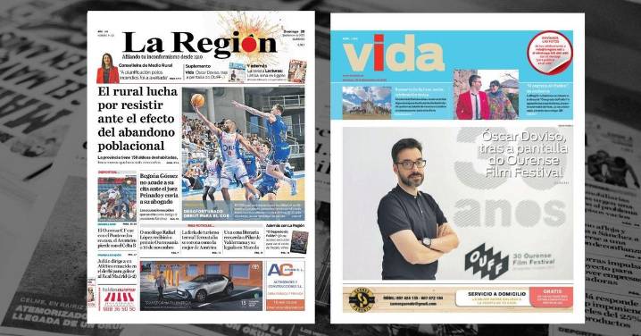 La portada de La Región de este domingo, 28 de septiembre