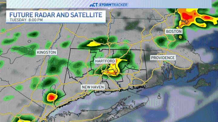 A few showers or thunderstorm possible this afternoon, evening