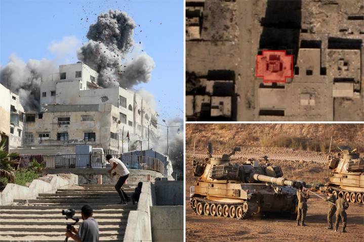 Israel strikes 120 targets in Gaza Strip over past day, as Gaza Health officials say at least 44 killed