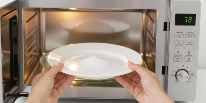 El curioso truco de la sal en el microondas: para qué sirve y por qué muchos la usan