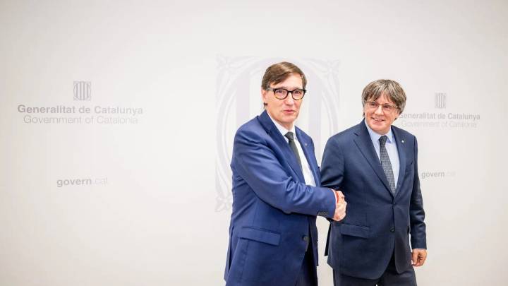 Illa y Puigdemont, reunidos en Bruselas por primera vez tras el aval a la amnistía