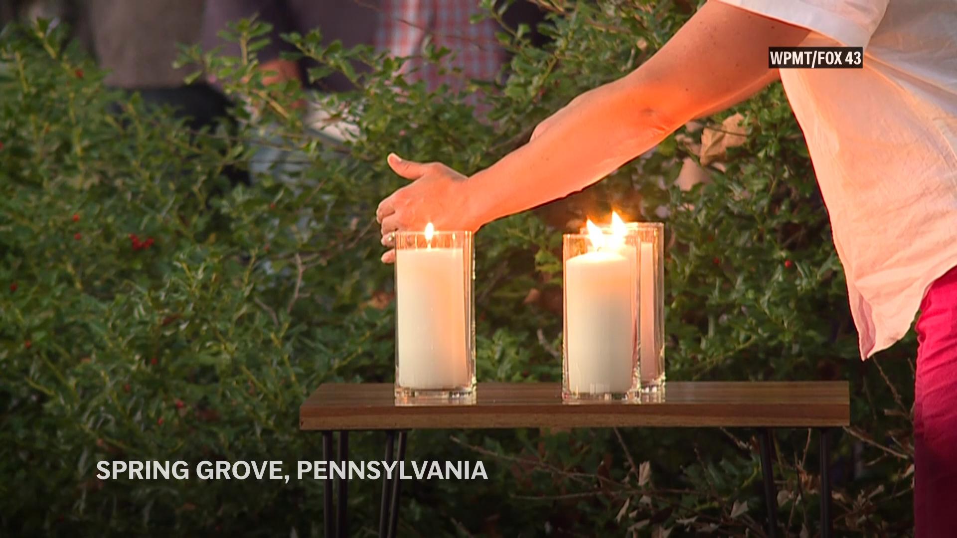 Vigil held in Pennsylvania for three police officers killed in shooting