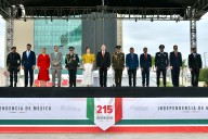 Román Cepeda González preside en Torreón el desfile del inicio de la Independencia de México