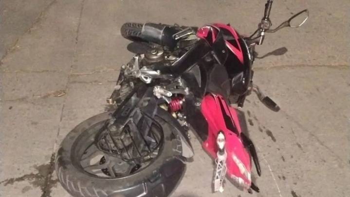 Murió motociclista tras un choque en Las 3 Villas