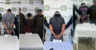 Montenegro bajo la lupa: autoridades capturan a cinco expendedores de droga en distintos barrios