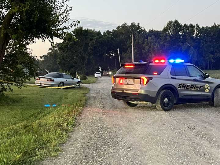 Large police presence in Marshall County