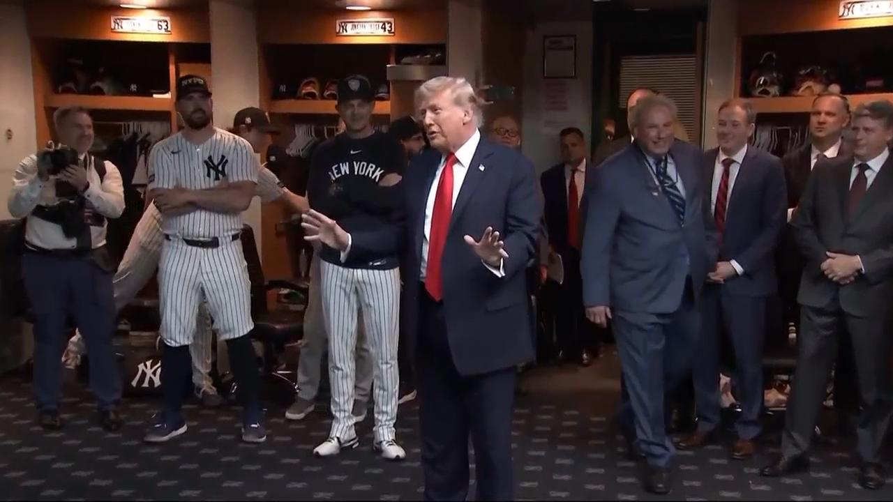 Trump draws cheers and boos while marking 9/11 by attending a New York Yankees game