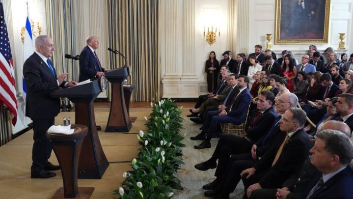 Trump, Netanyahu promise to ‘finish’ Hamas if it rejects peace deal 