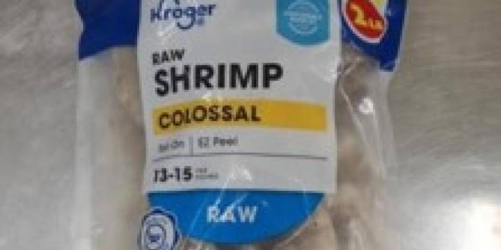 Shrimp sold at Kroger recalled due to possible radioactive contamination
