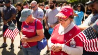 About 400 people participate in a Charlie Kirk Prayer Walk