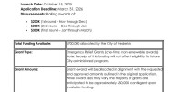 City starts grant program to aid nonprofits affected by federal cuts