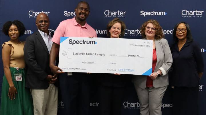 Louisville Urban League presented $40k from Spectrum