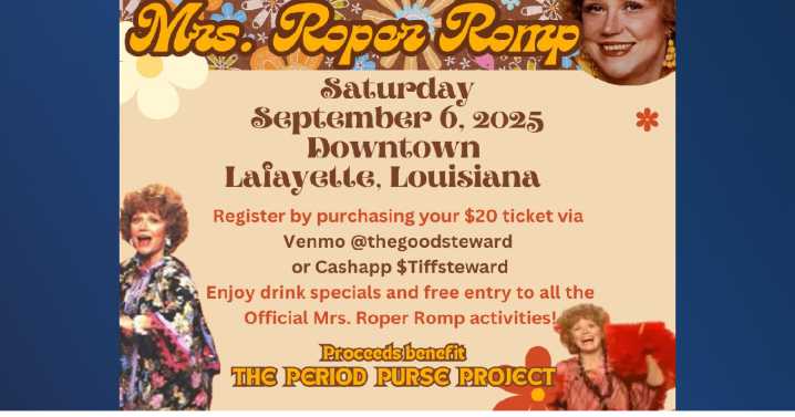 3rd annual Mrs. Roper Romp scheduled for Sept. 6