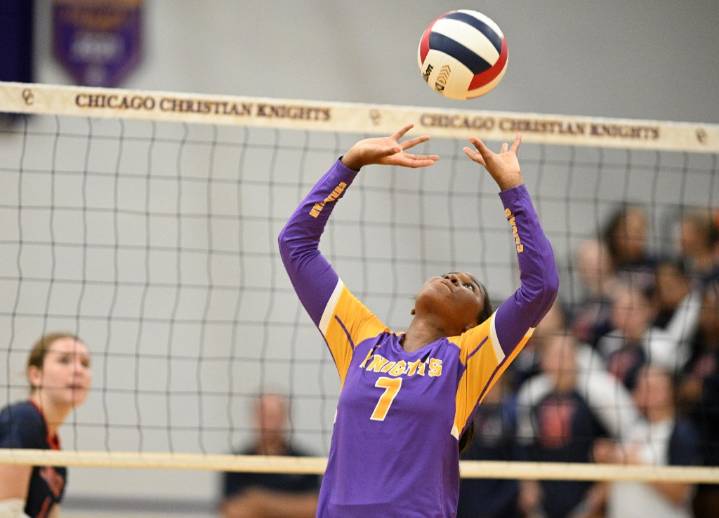 Volleyball: Kambry James gets Chicago Christian past Stagg