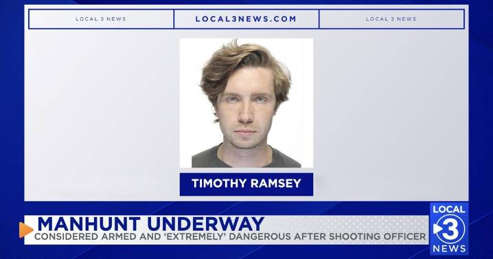 Manhunt underway for armed and dangerous man after McCaysville police officer shot