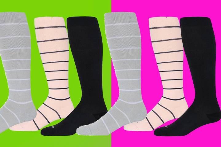 Shop Conrad compression socks for your next long flight
