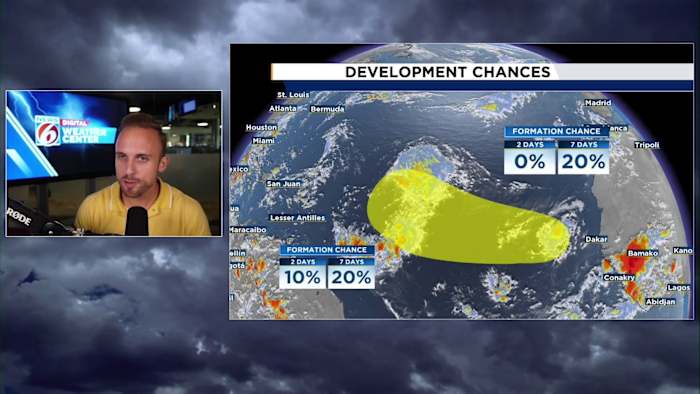 Tropical wave train: New area highlighted in Atlantic for possible development; 3 systems tracked