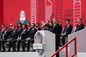 Donald and Bradley tout respect, trade jabs at Ryder Cup opening ceremony