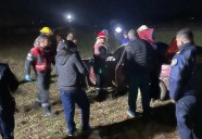Chocó un caballo en la ruta 18, sufrió lesiones y tuvieron que sacarlo del auto los bomberos