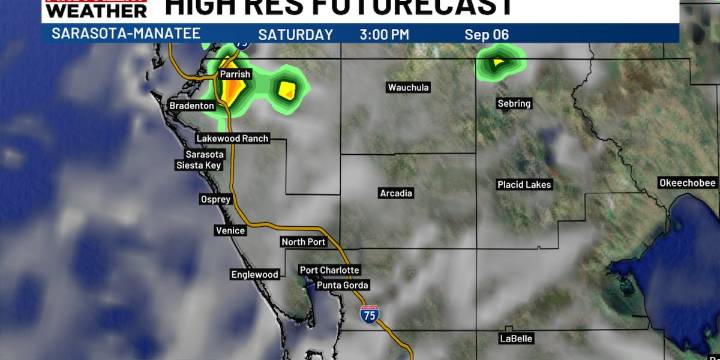 Scattered weekend thunderstorms