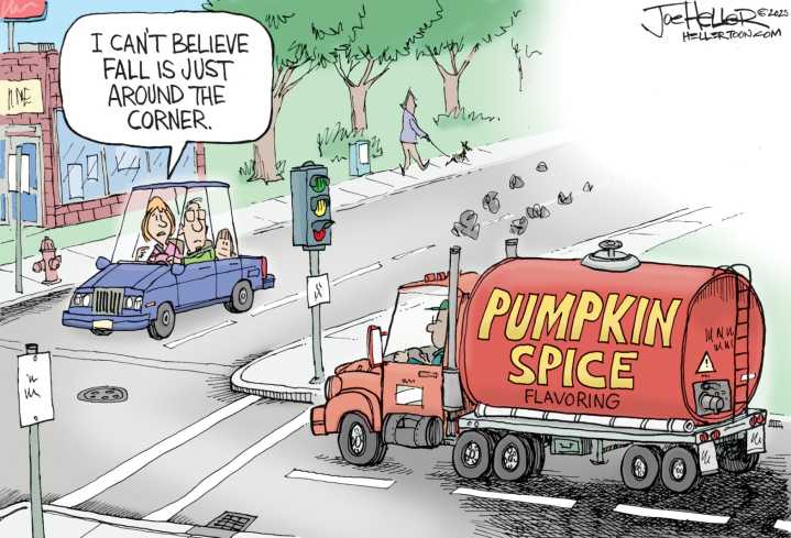 Editorial cartoon for Sunday, Sept. 21, 2025