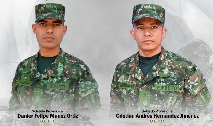Dos soldados murieron en ataque con dron del ELN en el sur de Bolívar