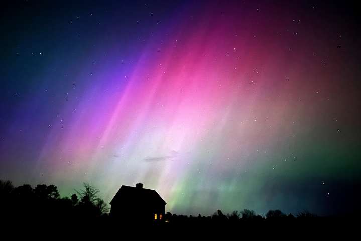 Northern lights to be visible in New England on Monday night