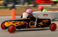 Young drivers race down Mount Clemens hill for fun, charity