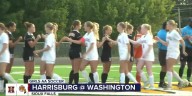 Harrisburg and Washington split HS Soccer doubleheader