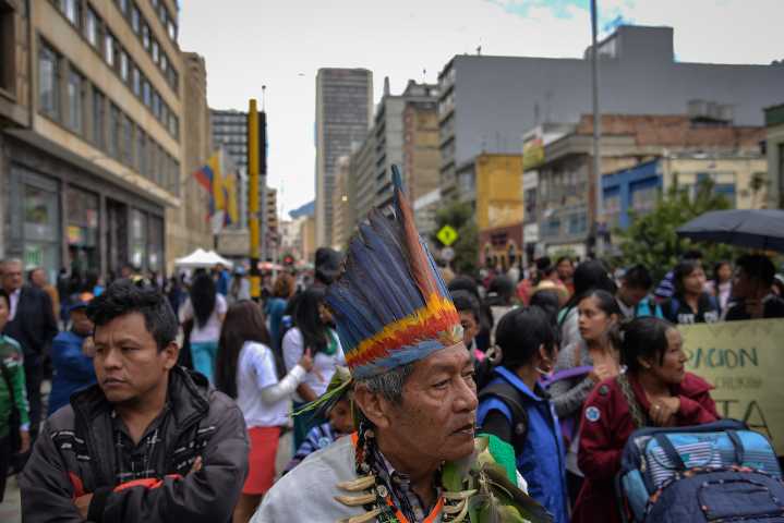 Alcaldía de Bogotá suspenderá subsidios a indígenas Emberá que retornen a La Rioja o La Florida